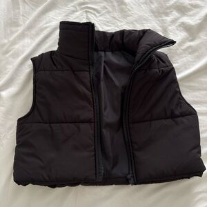 SHEIN Black crop vest